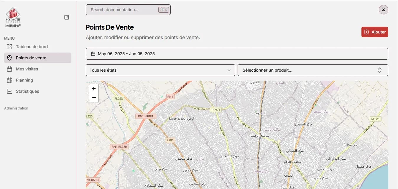 Sotacib interface
